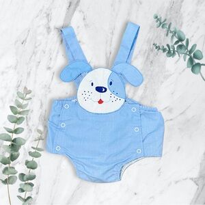 Vintage Baby Bubble Romper. Size 6-9m